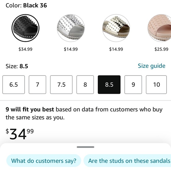 NEW Forever Goth Womens Comfort Studded Strappy Slide Platform Sandals - Picture 6 of 6